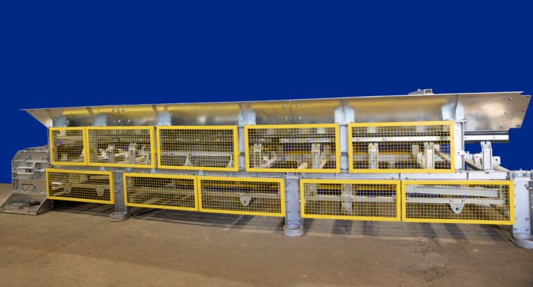 stacja zwrotna przenośnika taśmowego - realizacja