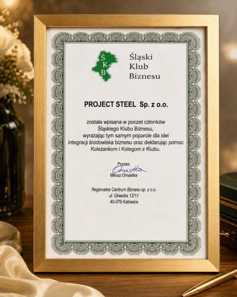 Członkostwo Project Steel w&nbsp;Śląskim Klubie Biznesu